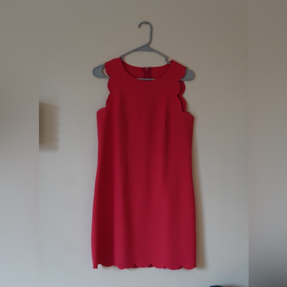 J. Crew Red Sleeveless Dress